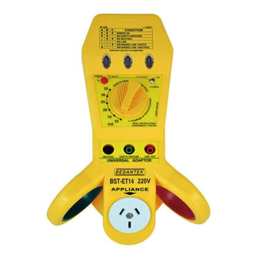 BESANTEK BST-ET14 MULTI-PURPOSE TESTER (ELCB/RCD/WIRING/APPLIANCES)